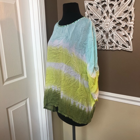 ⭐️ Nomadic Traders Lightweight Ombre Rayon Top - Size LARGE - Picture 7 of 11